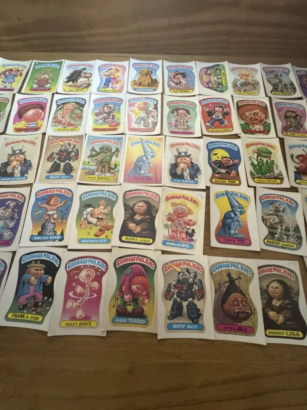 vintage garbage pail kids card lot